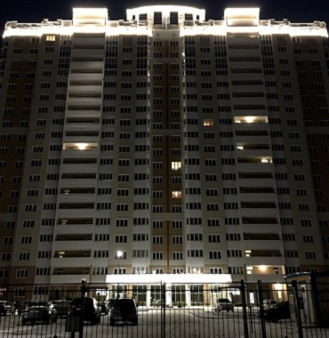 Орел, новый жилой комплекс «Овсянниковская Поляна» приобрел светодиодную подсветку